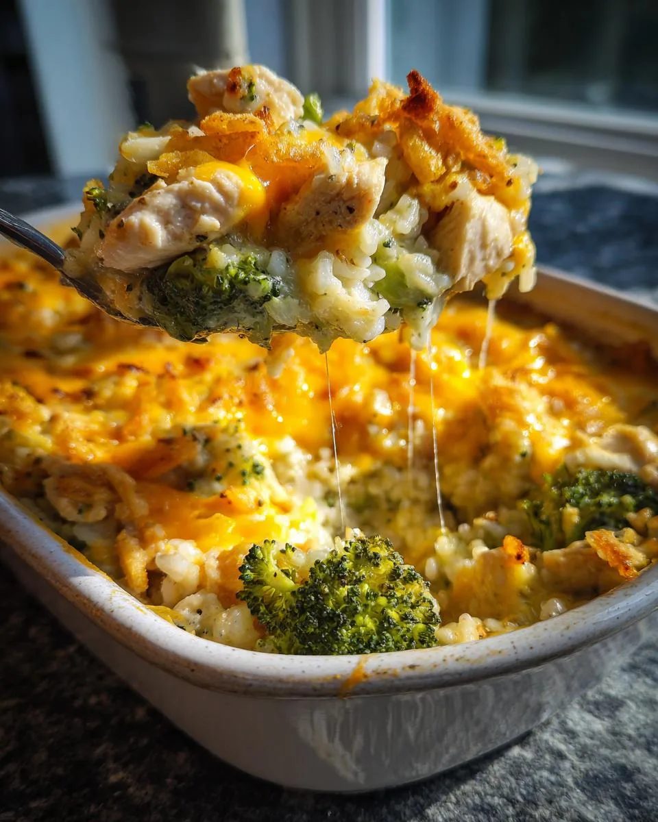 Chicken Broccoli Rice Casserole - detail 4