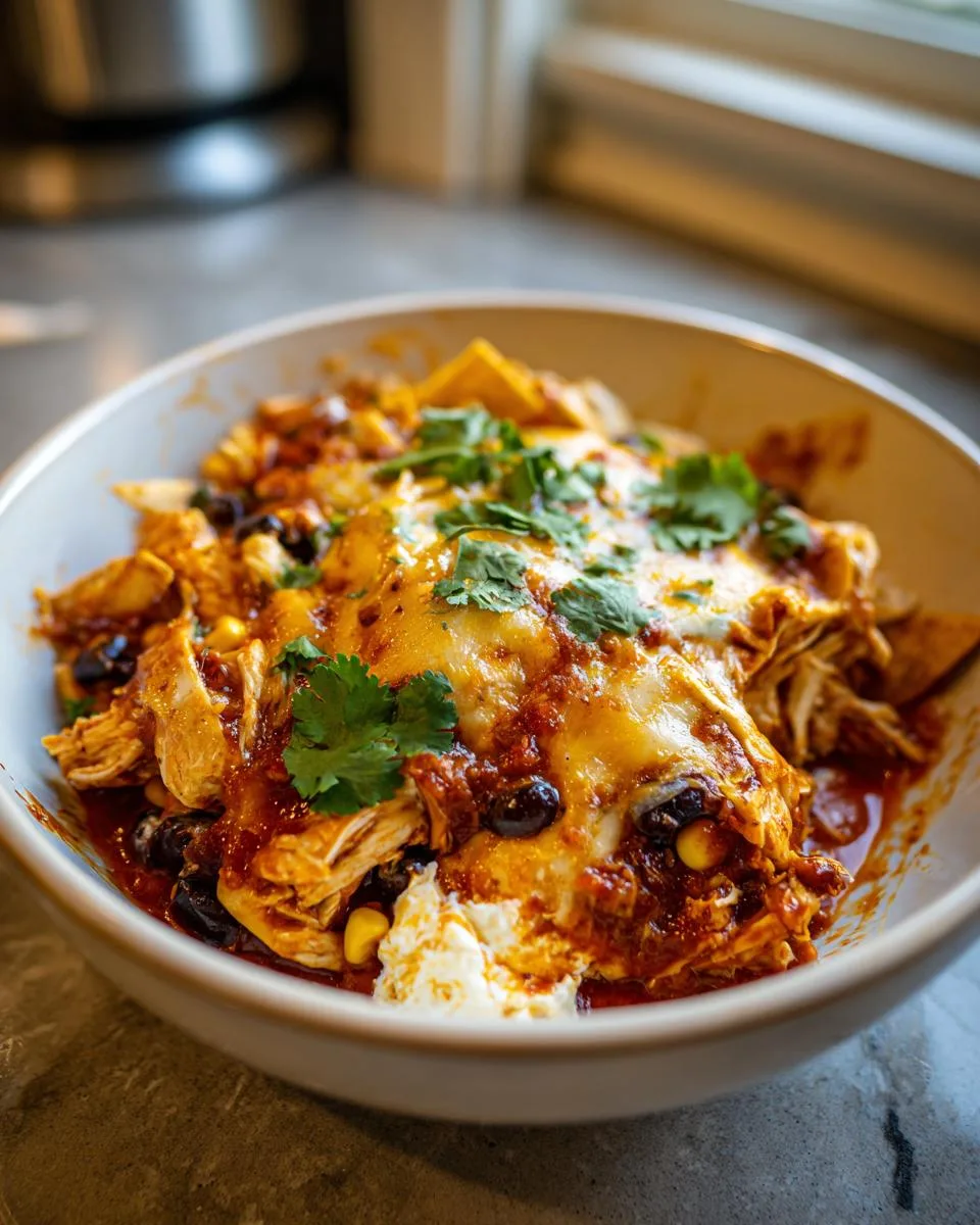 Chicken Enchilada Crock Pot - detail 4