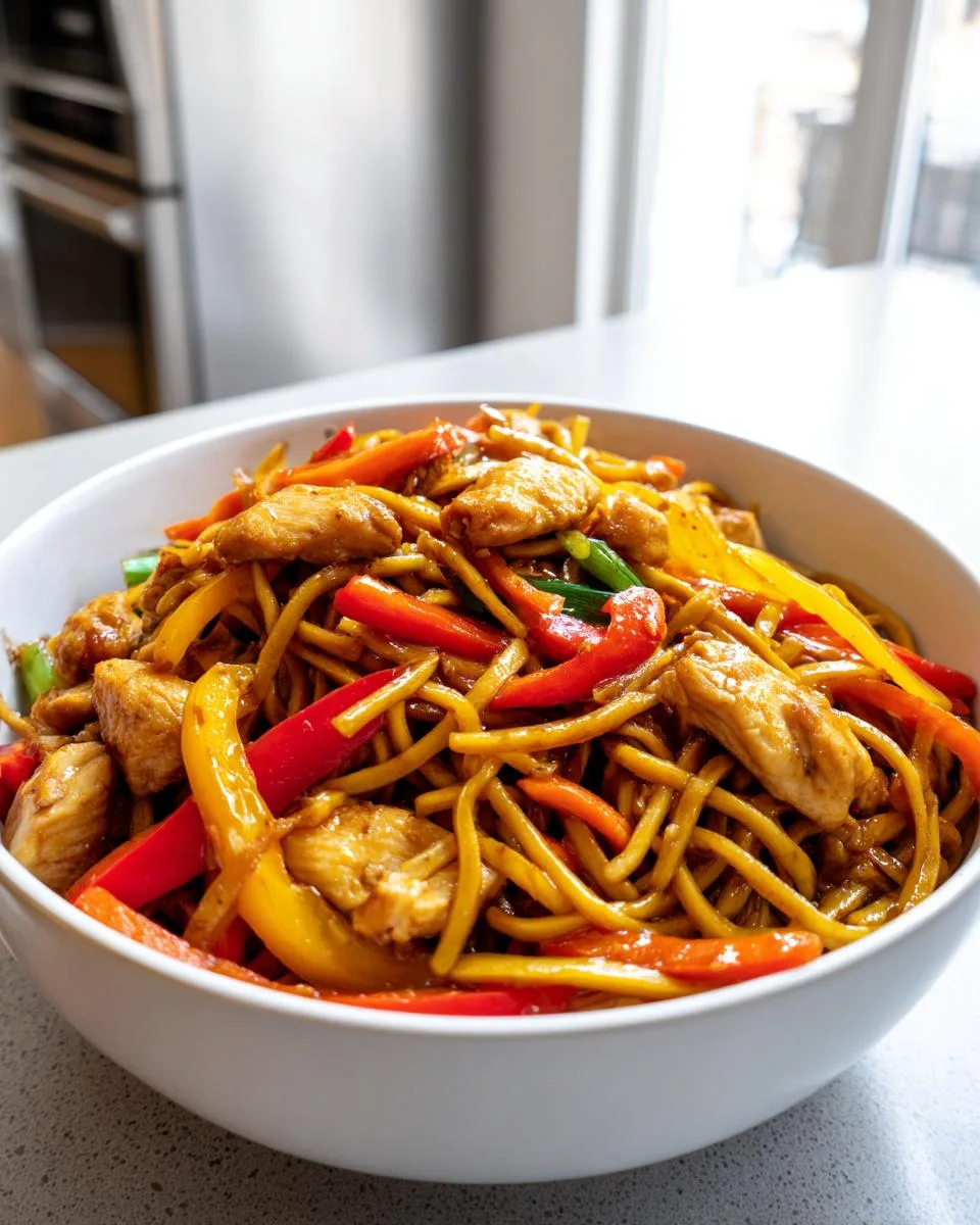 Chicken Lo Mein - detail 3