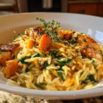 Chicken Orzo With Butternut Squash