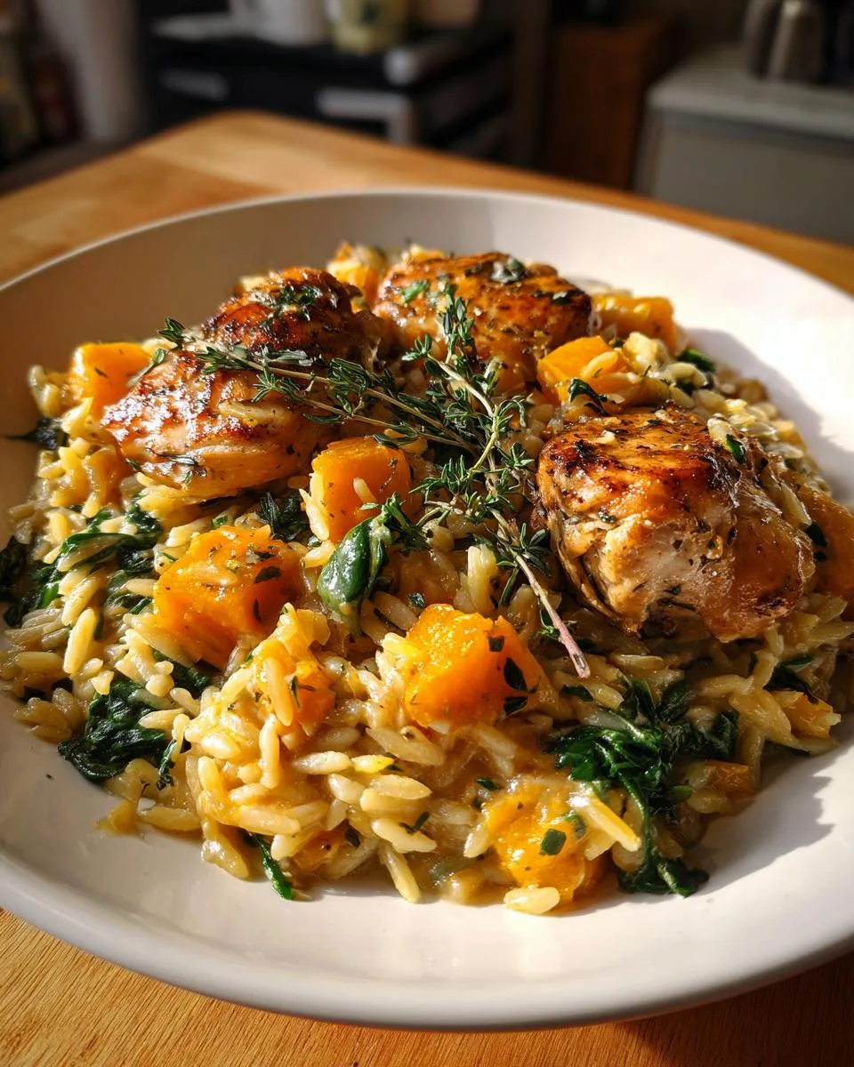 Chicken Orzo With Butternut Squash - detail 3