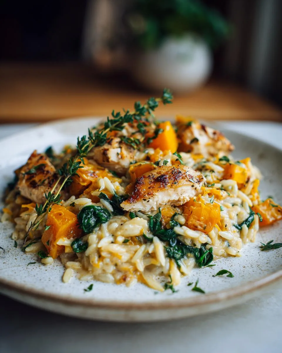 Chicken Orzo With Butternut Squash - detail 4