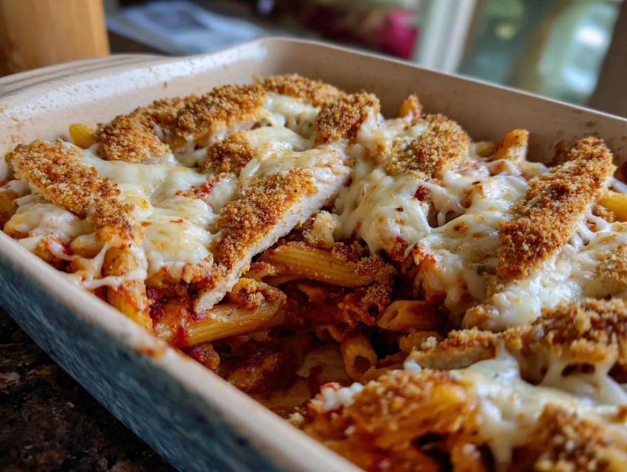 Juicy Chicken Parmesan Casserole in 1 Hour Flat