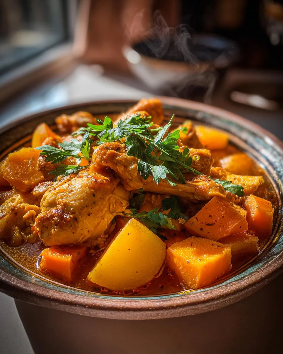 Chicken Stew With Butternut Squash - detail 1