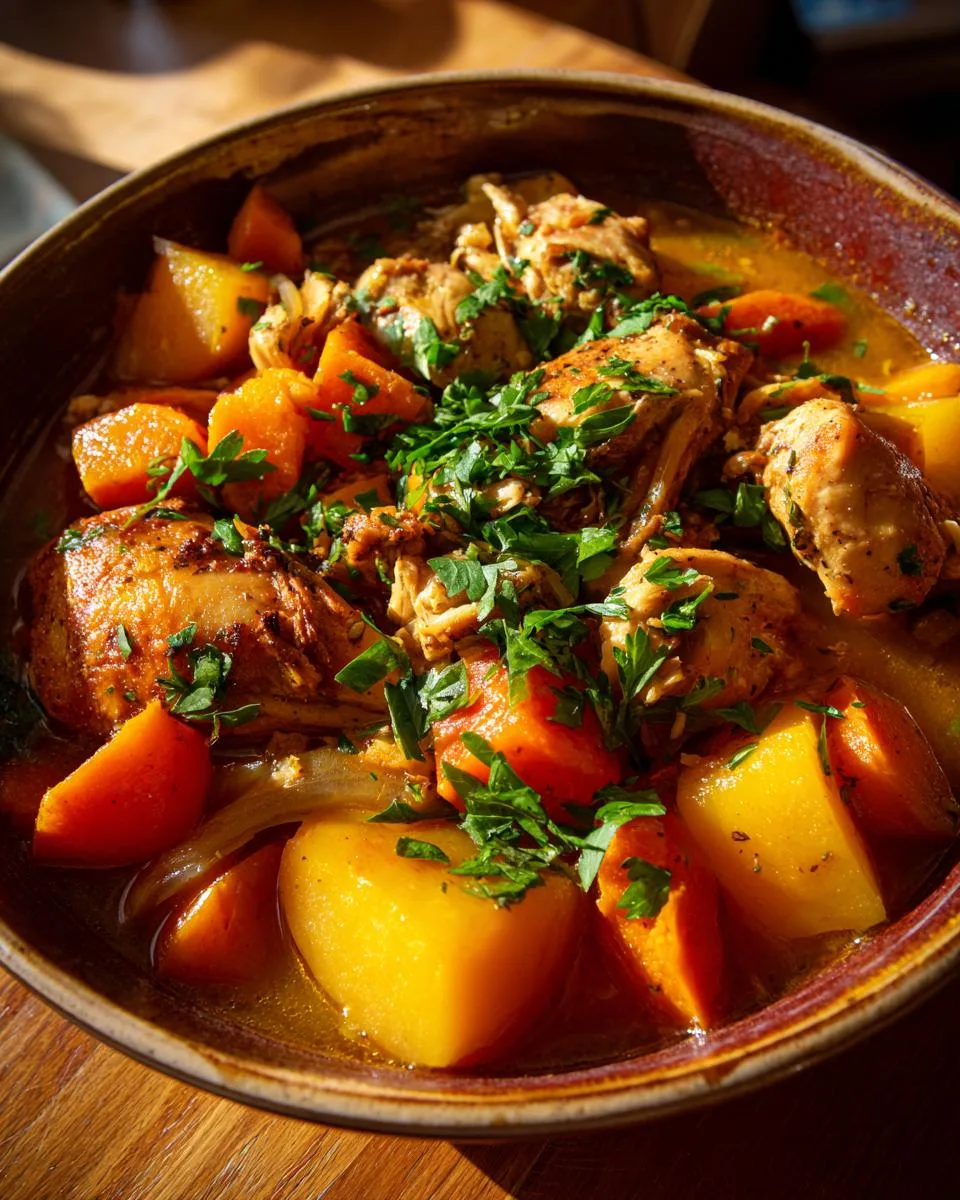 Chicken Stew With Butternut Squash - detail 3