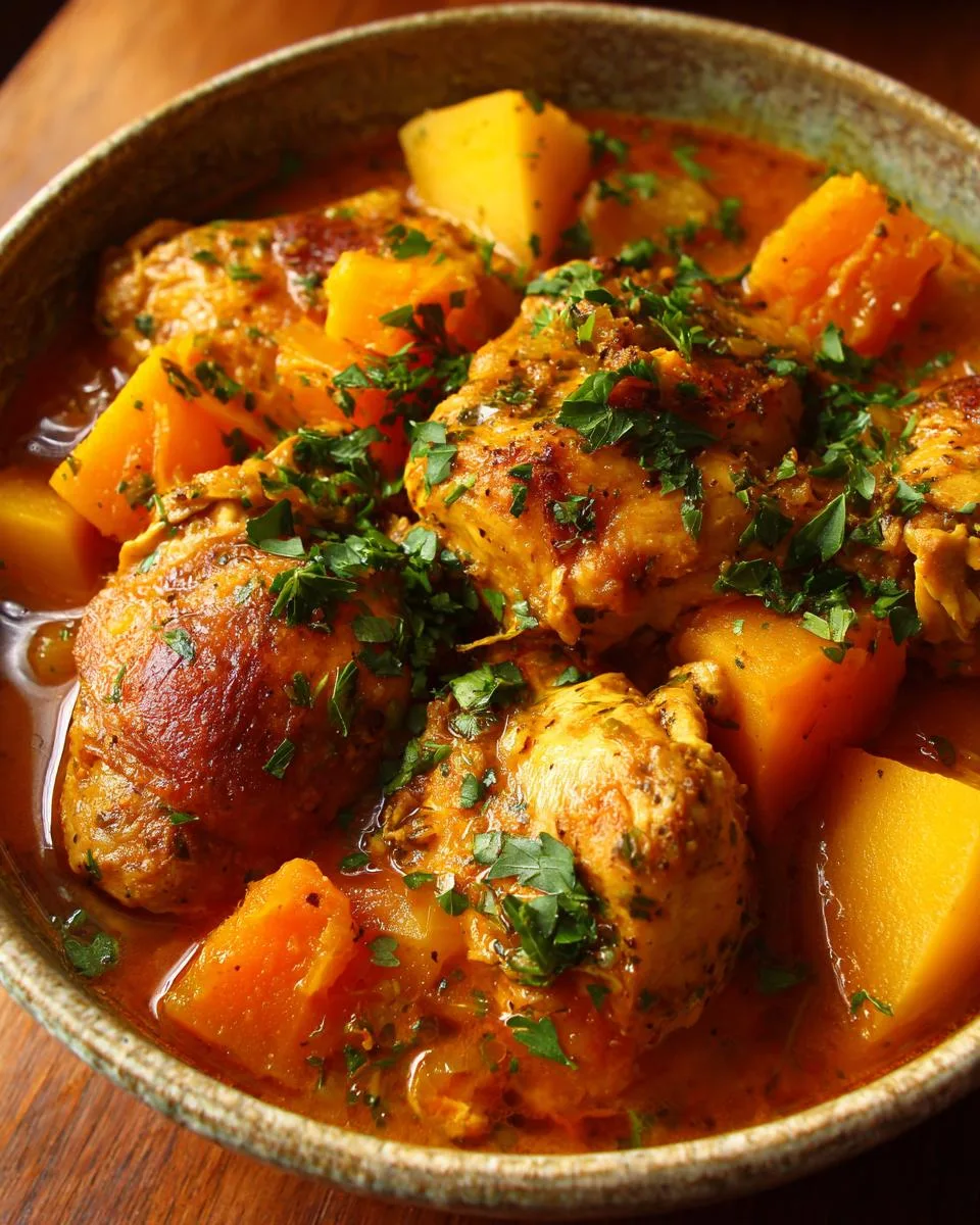 Chicken Stew With Butternut Squash - detail 5