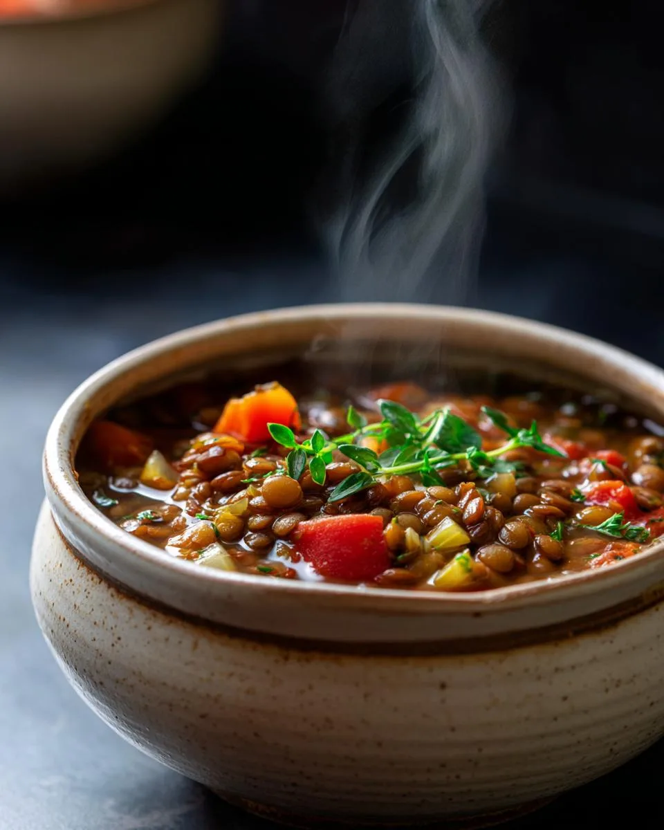Classic Lentil Soup - detail 5