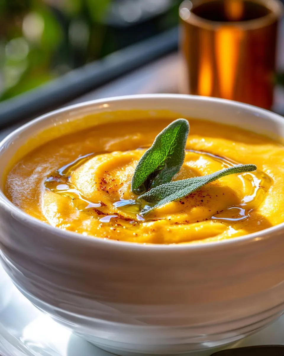 Cottage Cheese Butternut Squash Soup - detail 1