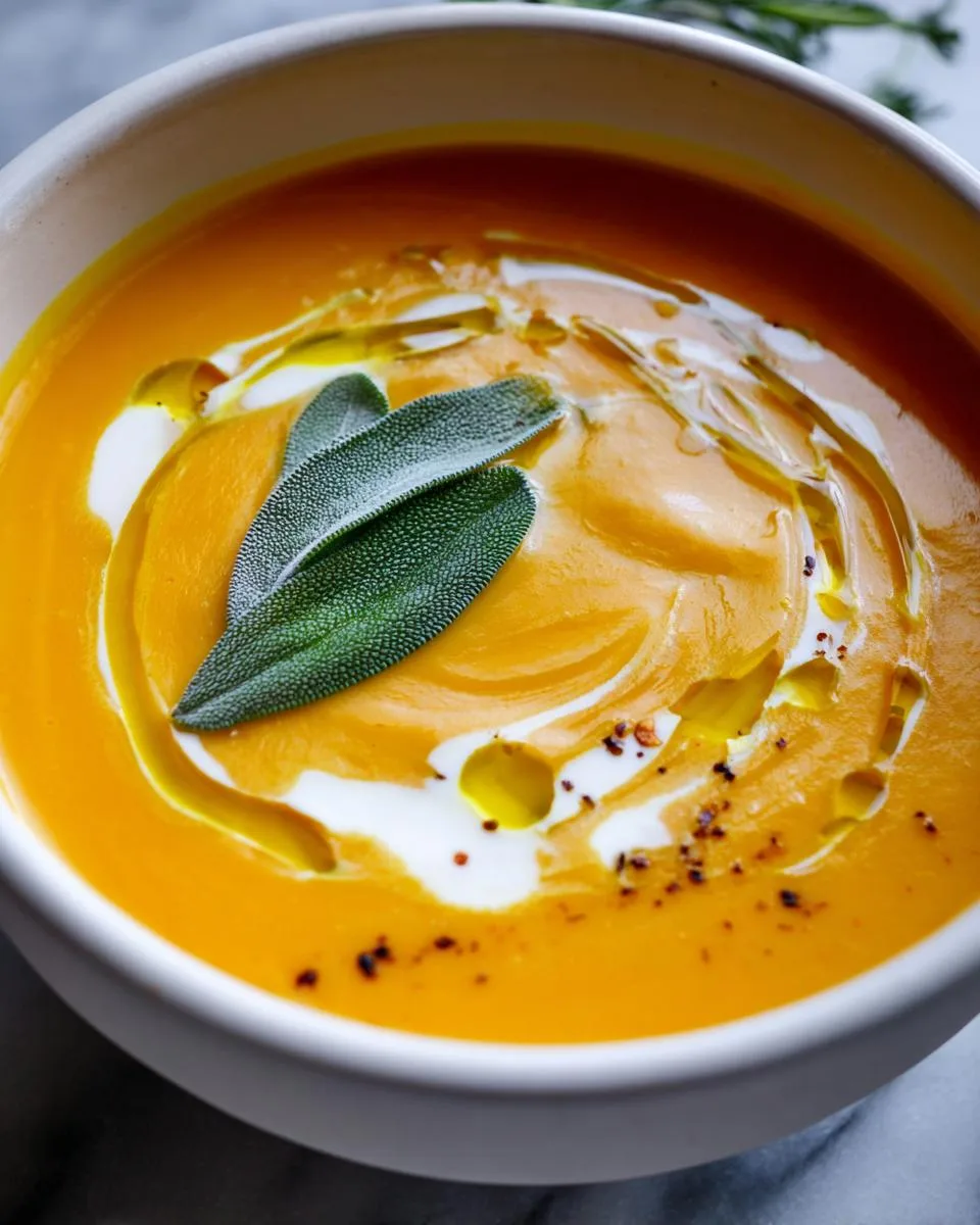 Cottage Cheese Butternut Squash Soup - detail 4