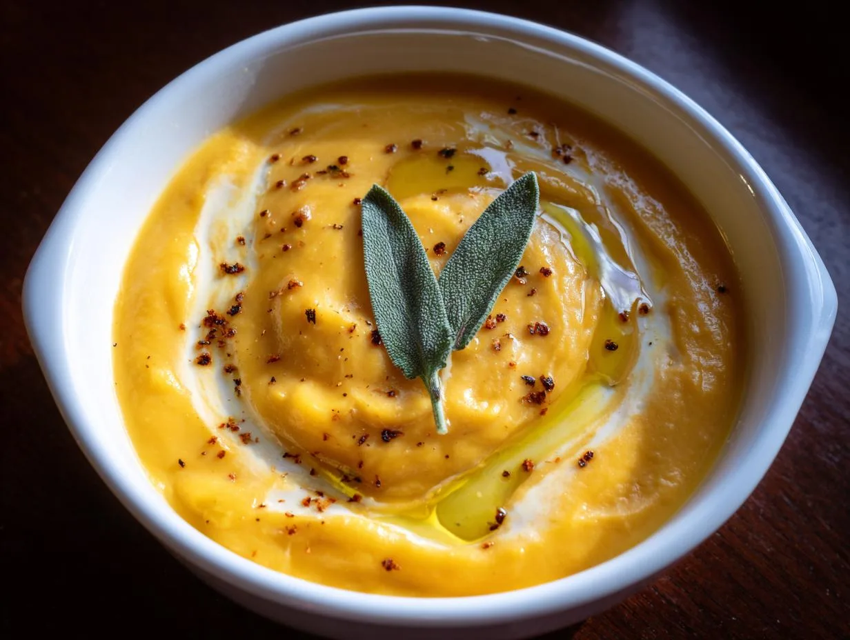 Cottage Cheese Butternut Squash Soup with 1 Secret Protein Boost