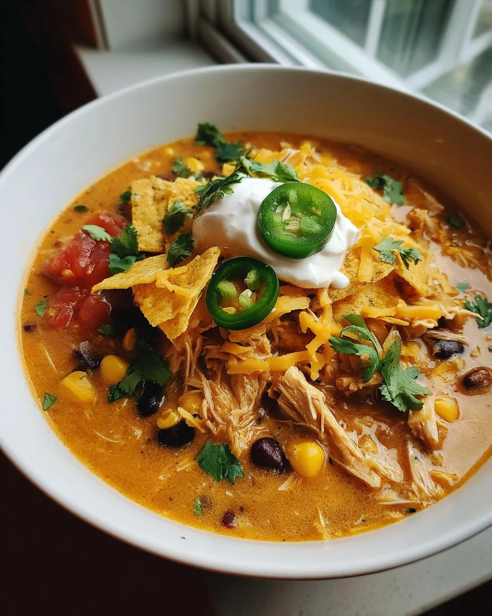 Creamy Chicken Taco Soup - detail 3