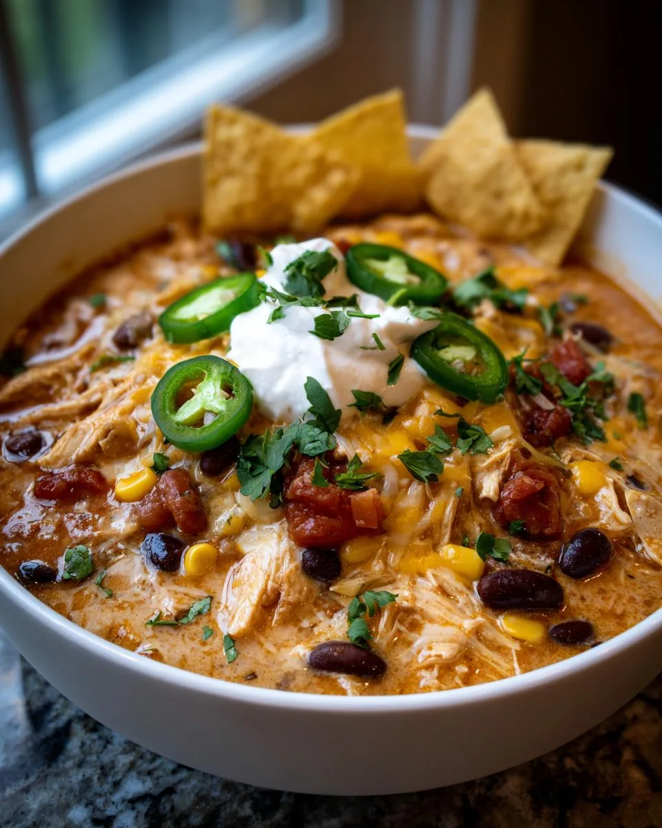 Creamy Chicken Taco Soup - detail 4