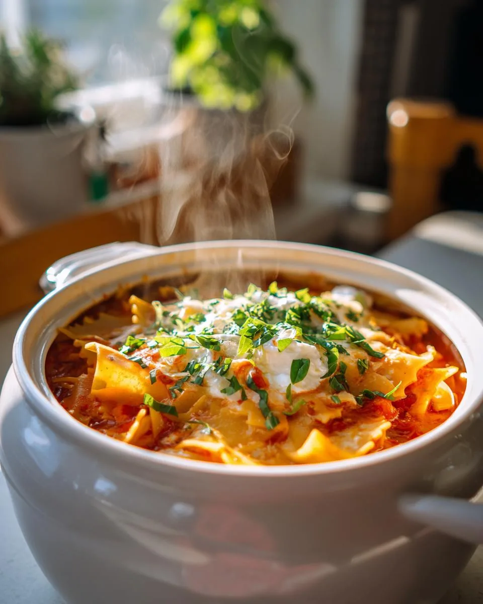 Creamy Lasagna Soup - detail 1