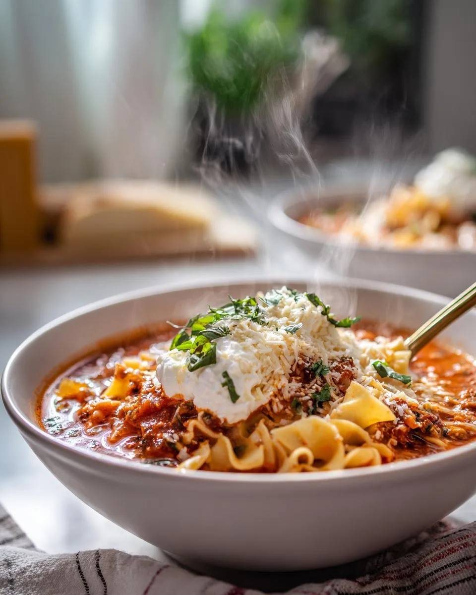 Creamy Lasagna Soup - detail 4
