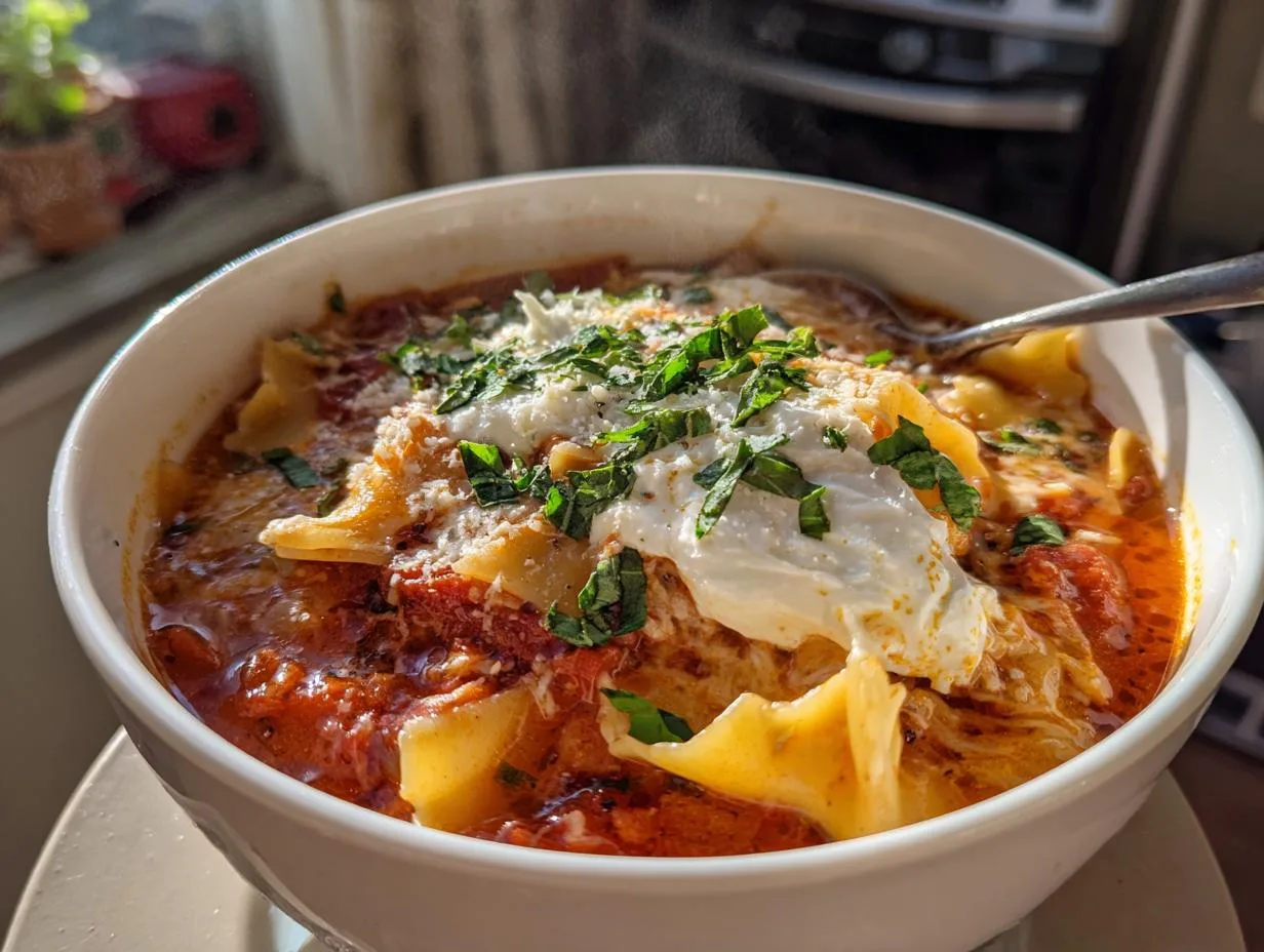Creamy Lasagna Soup – 1 Pot 45 Minute Comfort Feast