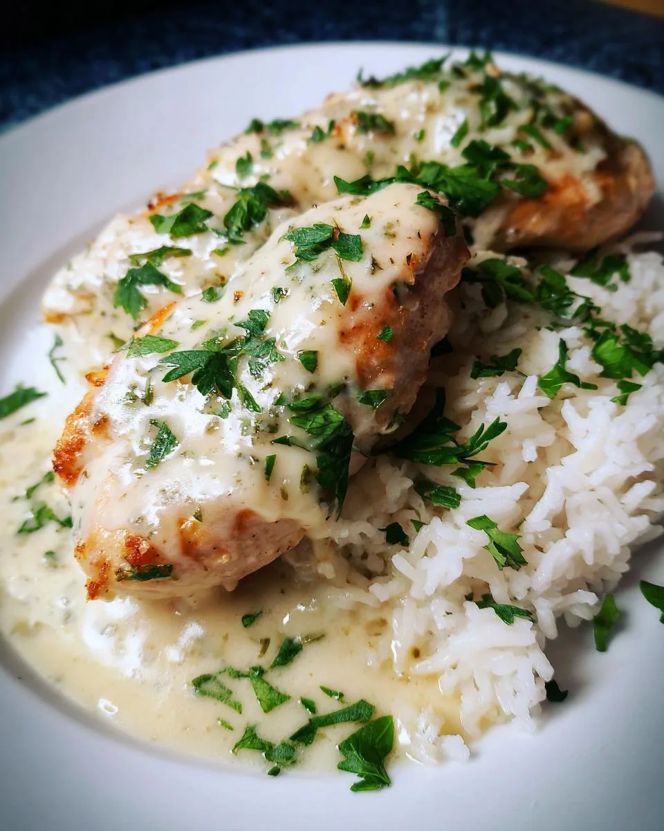 Creamy Smothered Chicken and Rice - detail 4