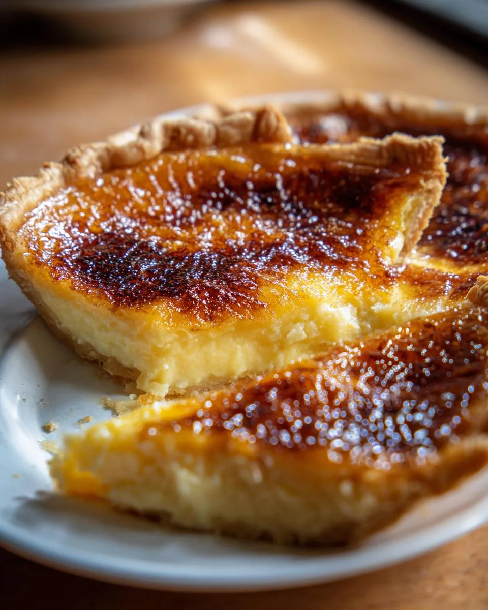 Creme Brulee Pie - detail 1