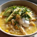 Crockpot White Chicken Chili Soup