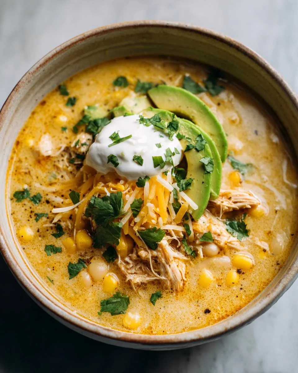 Crockpot White Chicken Chili Soup - detail 3