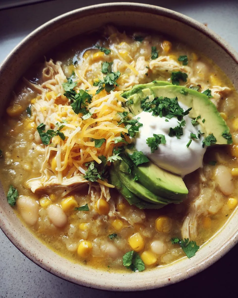 Crockpot White Chicken Chili Soup - detail 4