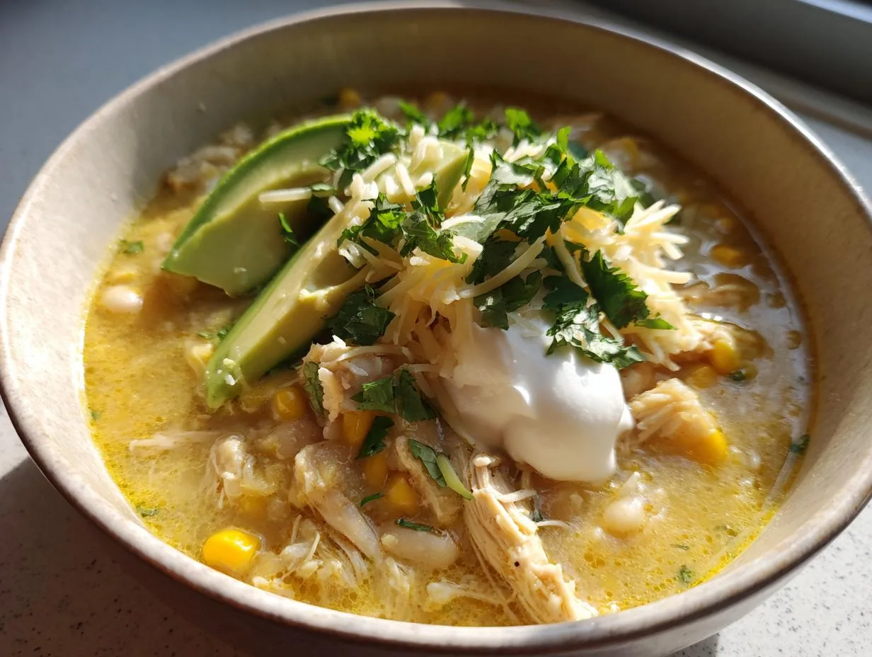 Amazing Crockpot White Chicken Chili Soup in Just 3 Steps