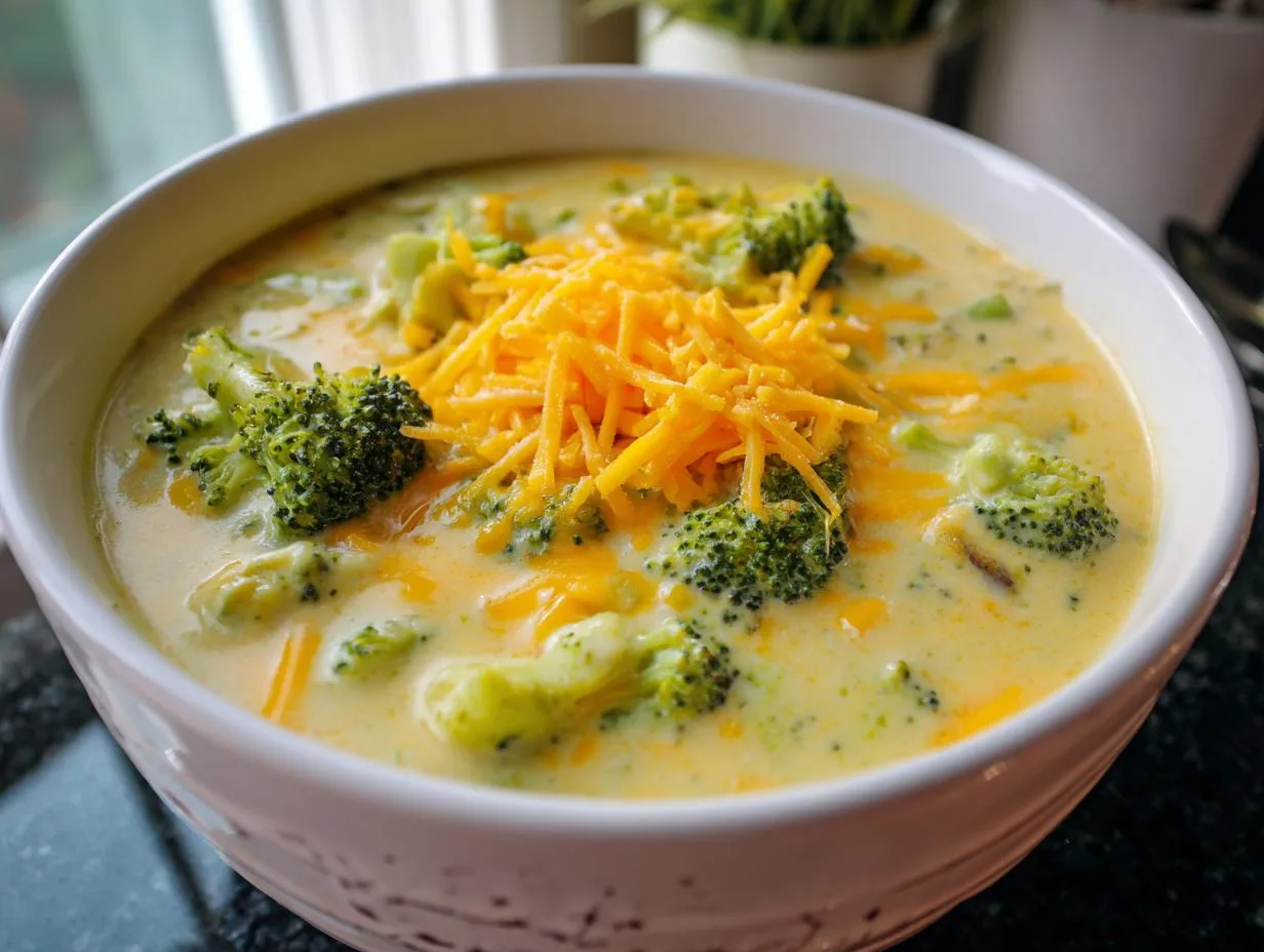 30-Minute Easy Broccoli Cheddar Soup Recipe – Irresistibly Creamy