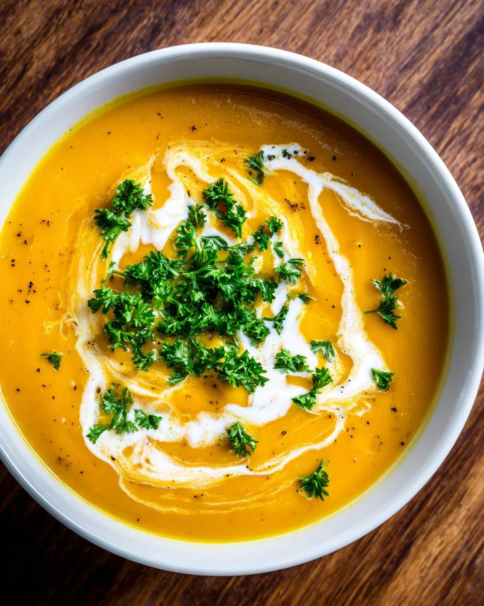 Gordon Ramsay Butternut Squash soup - detail 2