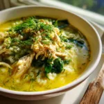 Greek Lemon Chicken Soup