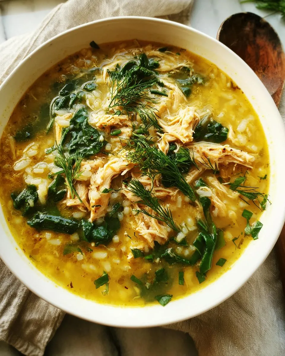 Greek Lemon Chicken Soup - detail 3