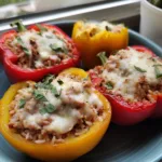 Ground Chicken Stuffed Peppers