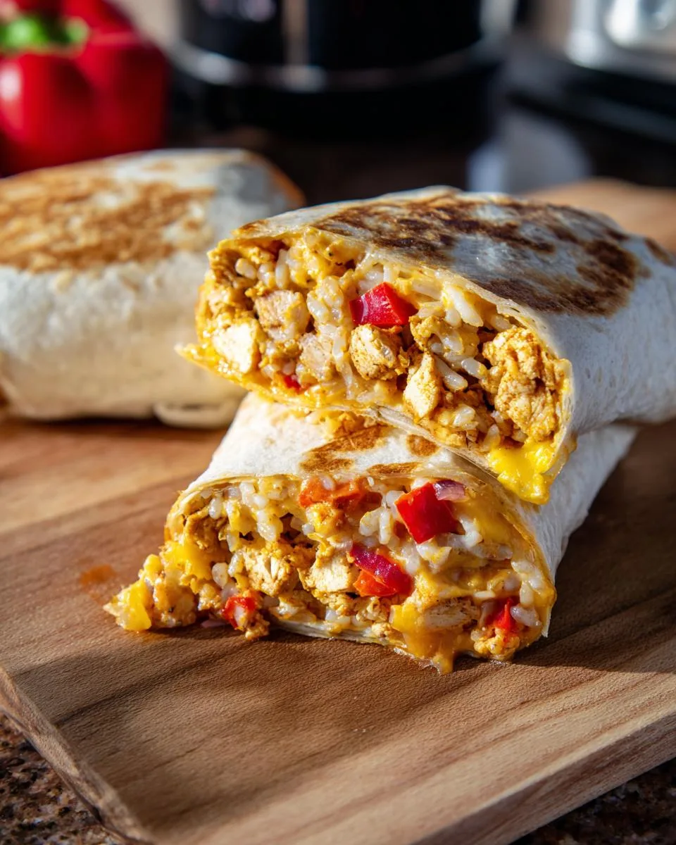 Ground Chicken and Rice Burritos - detail 3