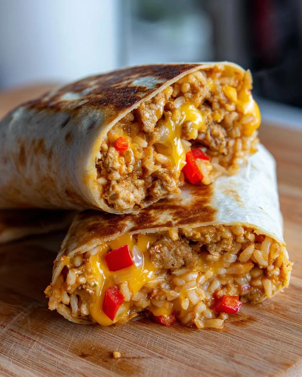 Ground Chicken and Rice Burritos - detail 4