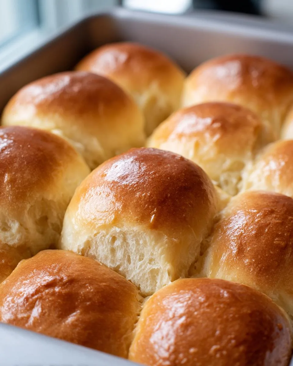 Homemade Fluffy Rolls - detail 2