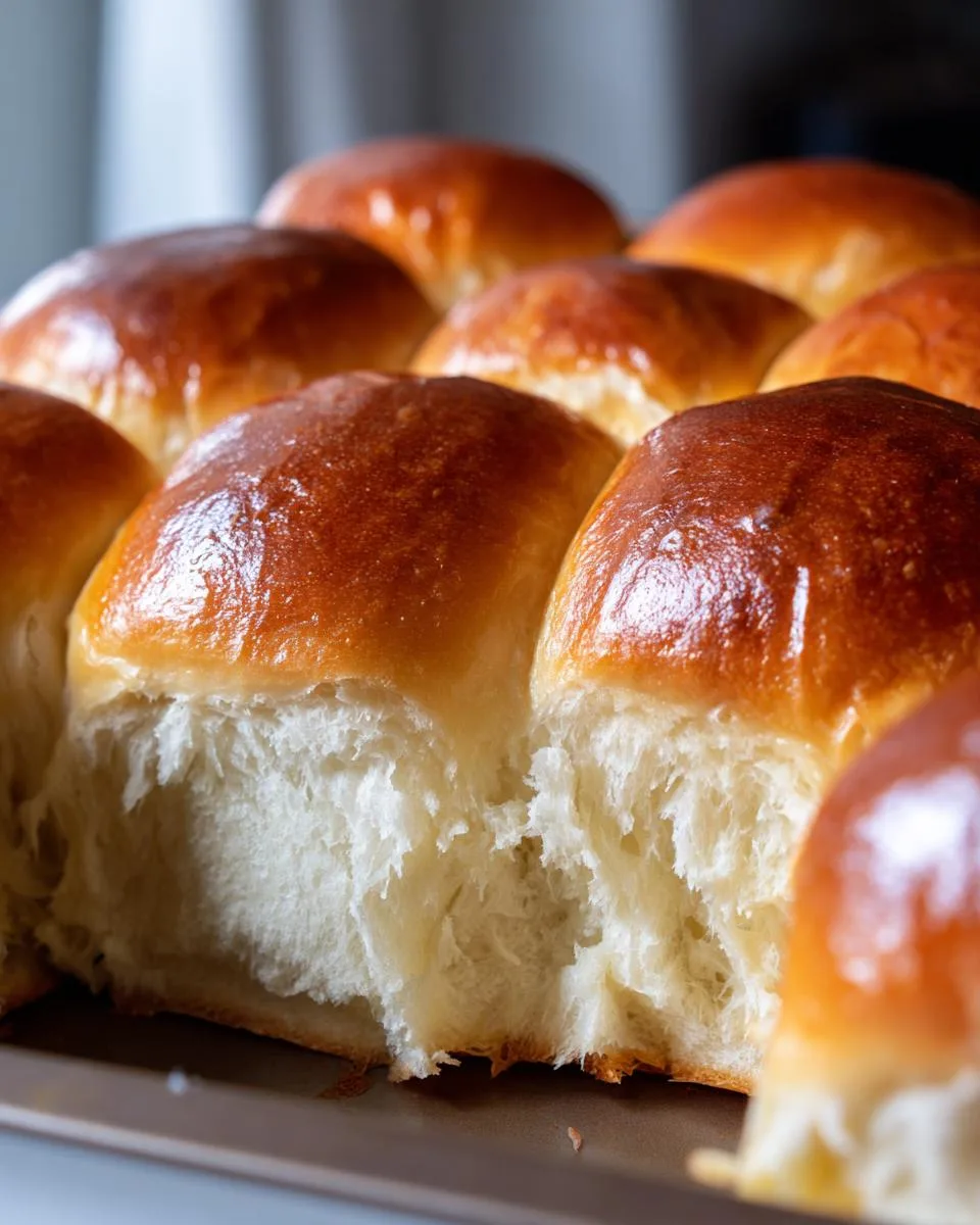 Homemade Fluffy Rolls - detail 3