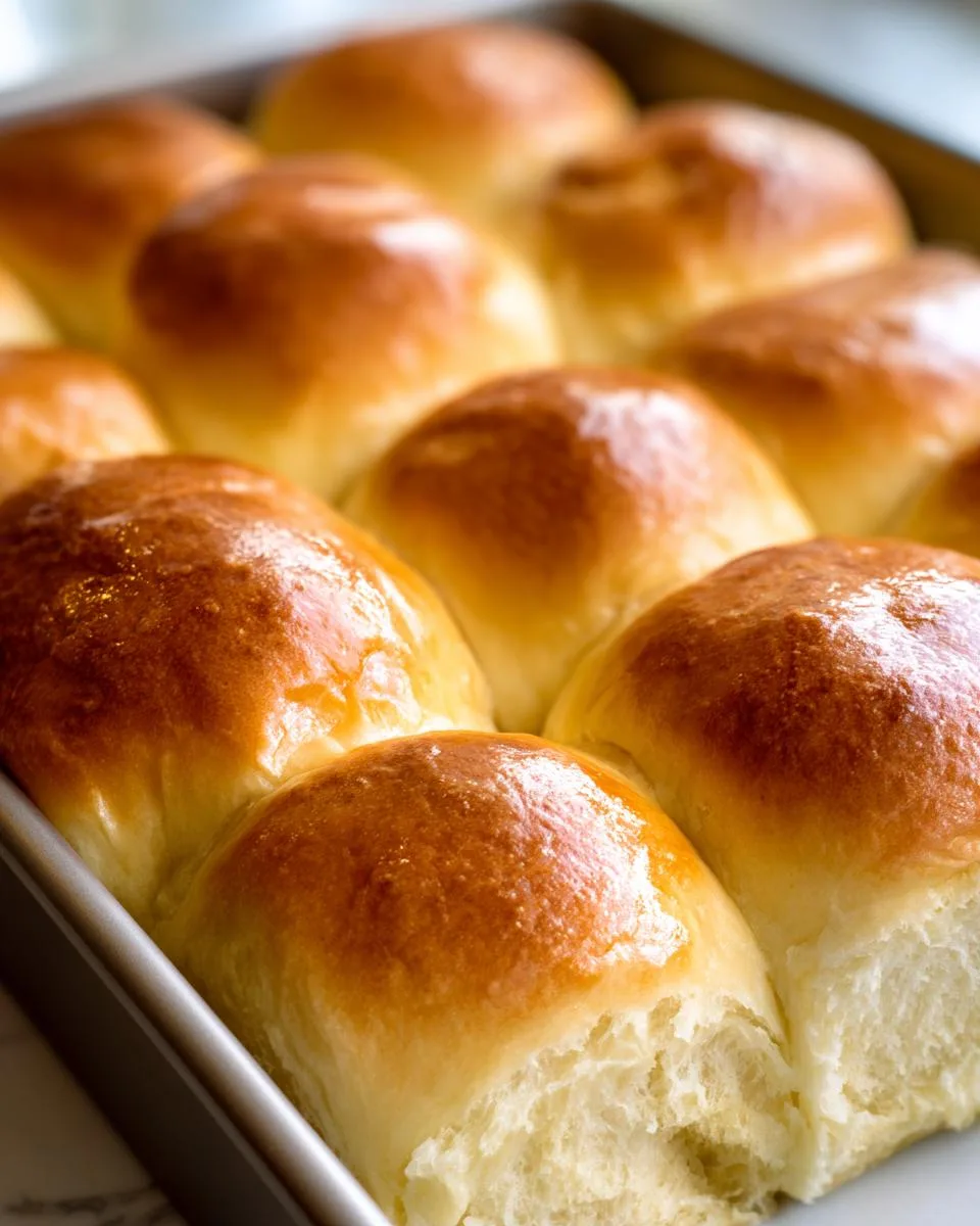 Homemade Fluffy Rolls - detail 4
