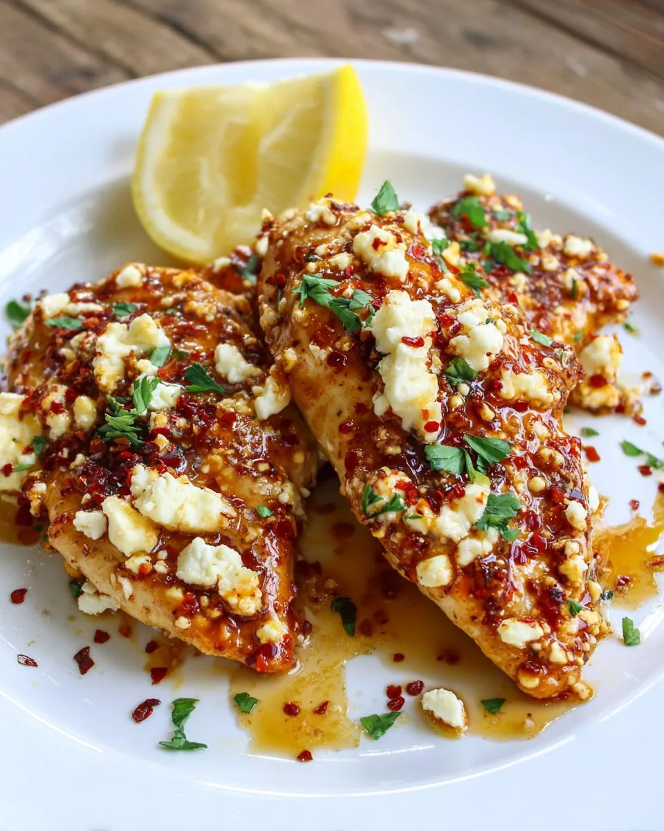 Hot Honey Feta Chicken - detail 2