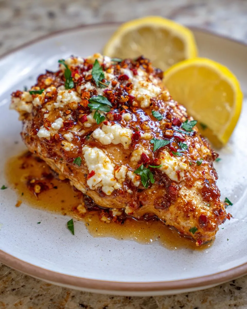 Hot Honey Feta Chicken - detail 3