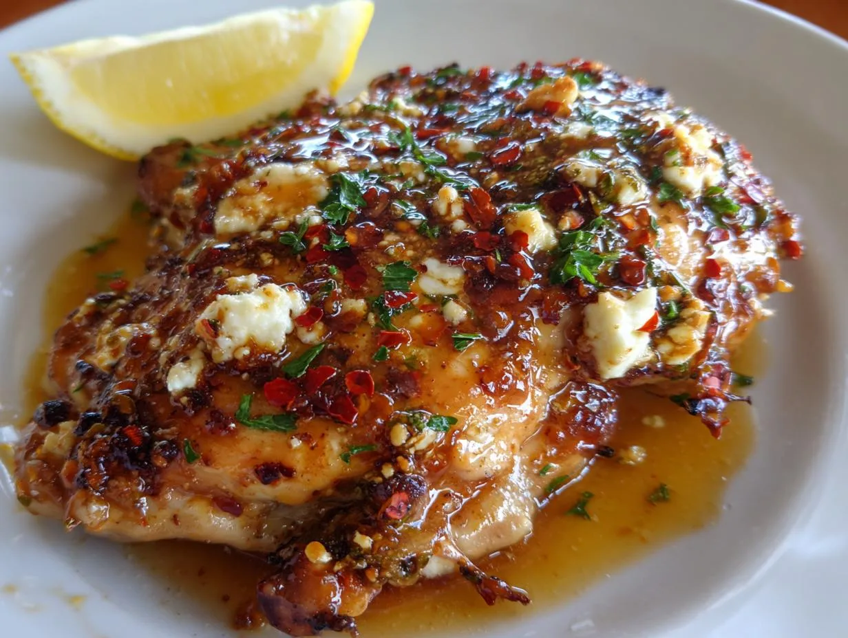 Hot Honey Feta Chicken- Irresistible 30-Minute Dinner
