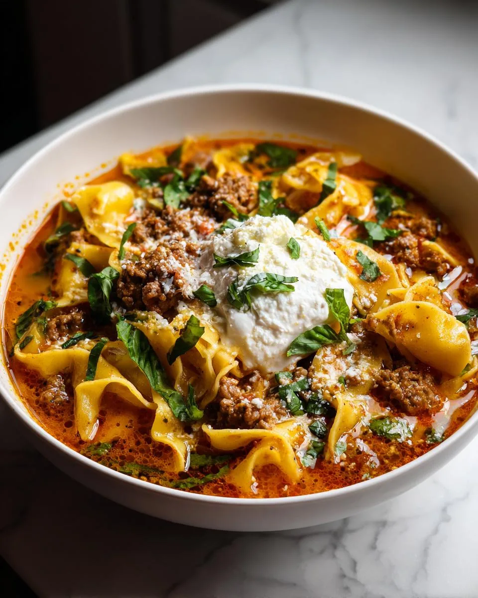 Lasagna Soup - detail 1