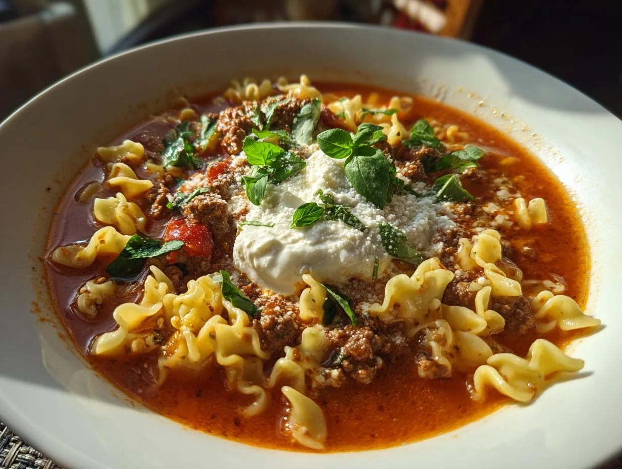 35-Minute Lasagna Soup Recipe That’s Shockingly Good