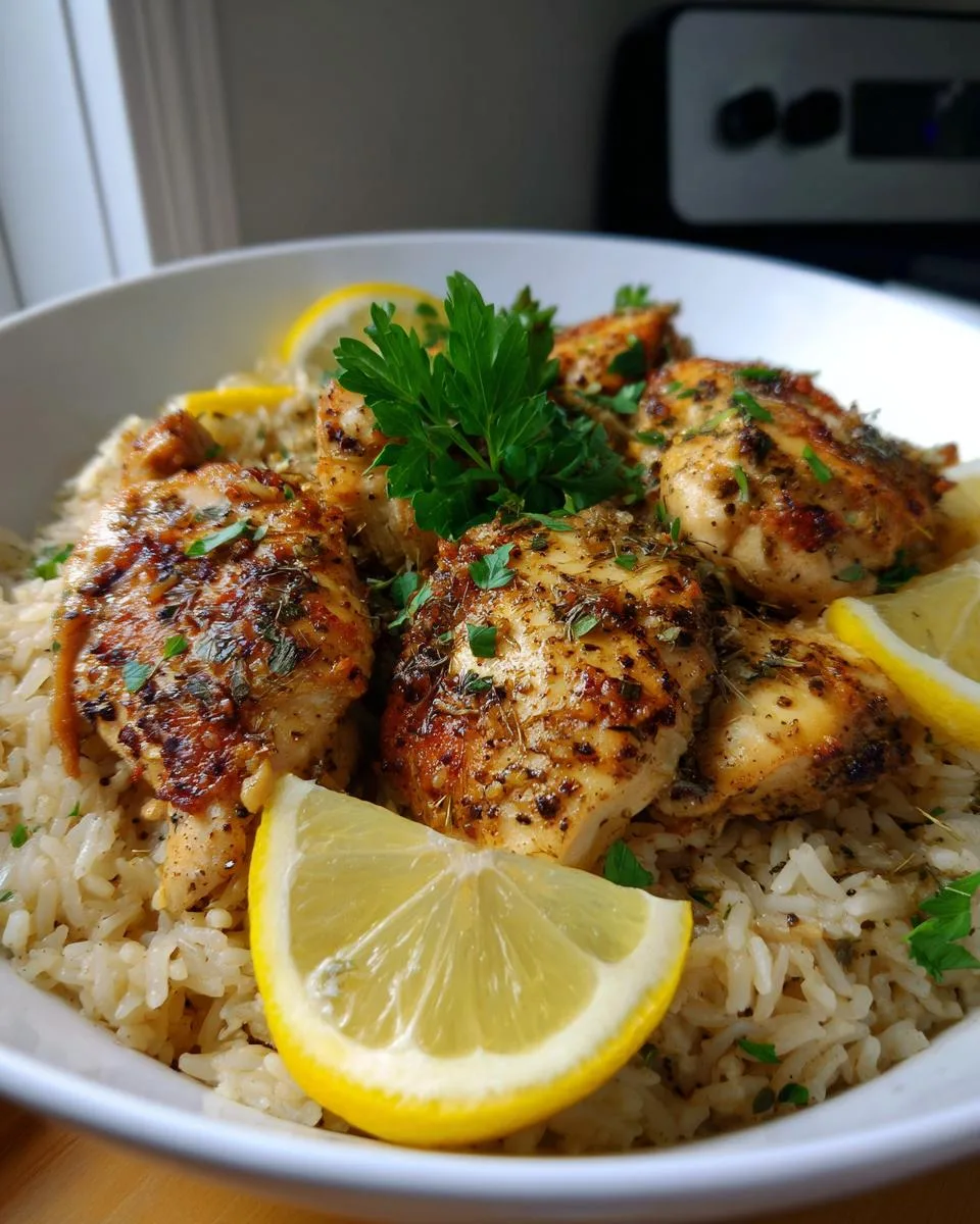 Lemon Herb Chicken and Rice - detail 1