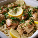 Lemon Herb Chicken and Rice