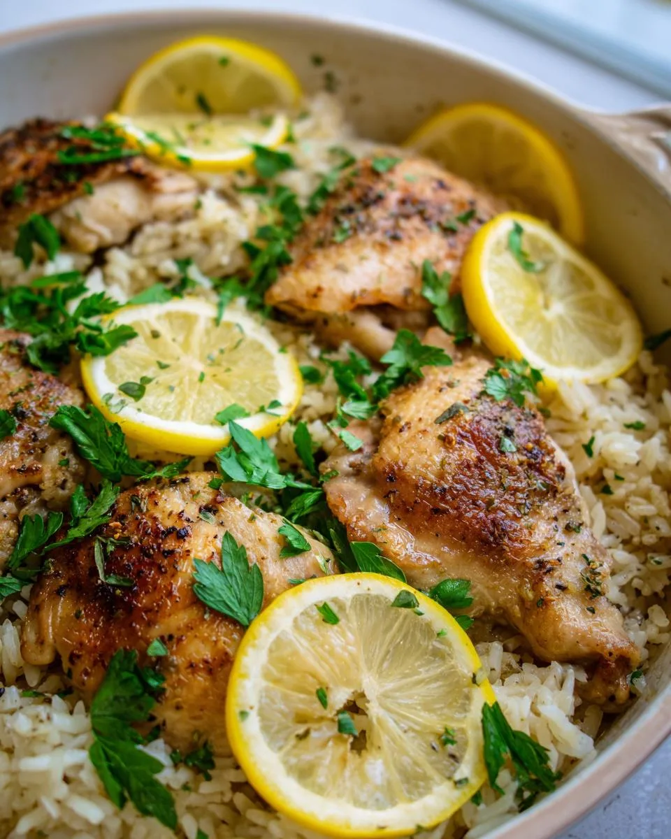 Lemon Herb Chicken and Rice - detail 2