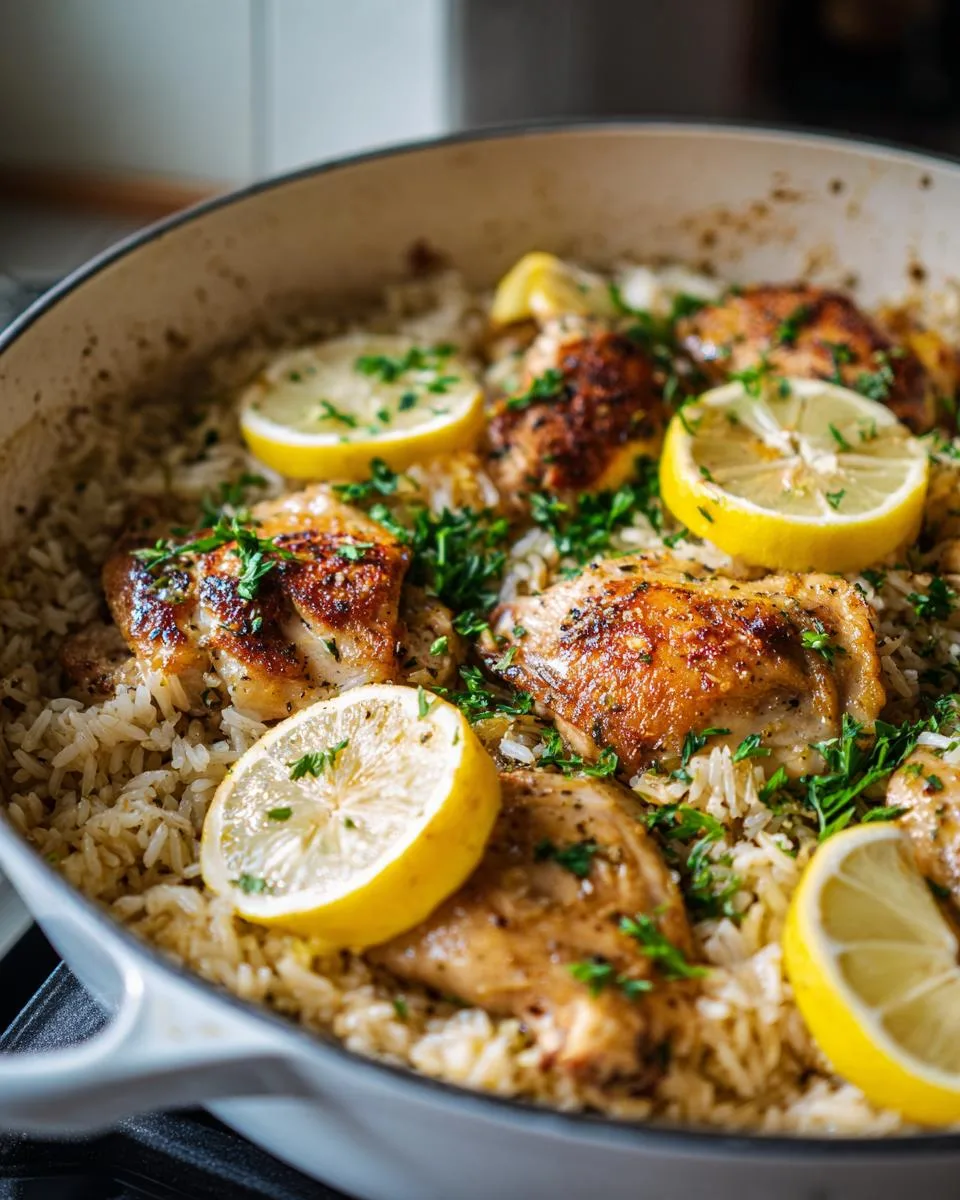 Lemon Herb Chicken and Rice - detail 3