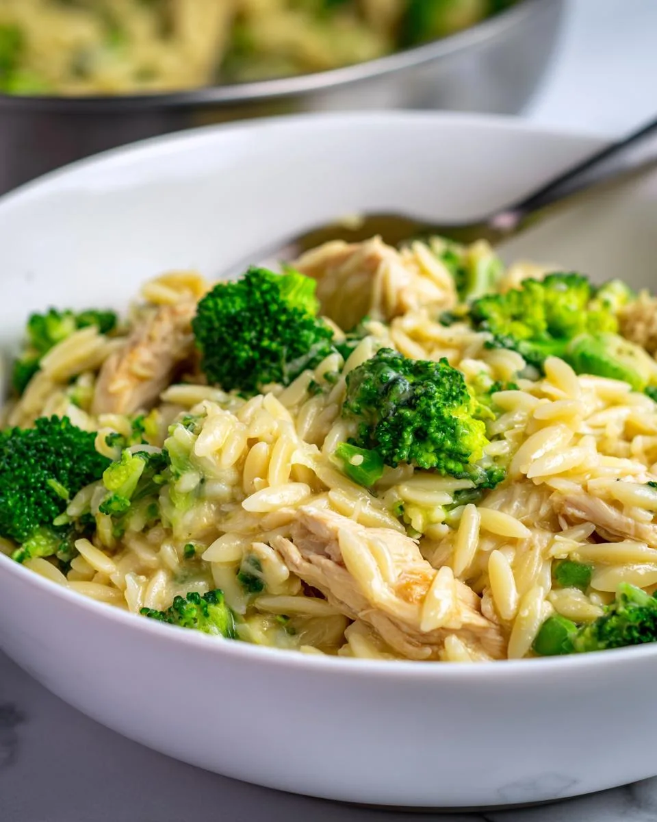One Pot Chicken Broccoli Orzo - detail 5