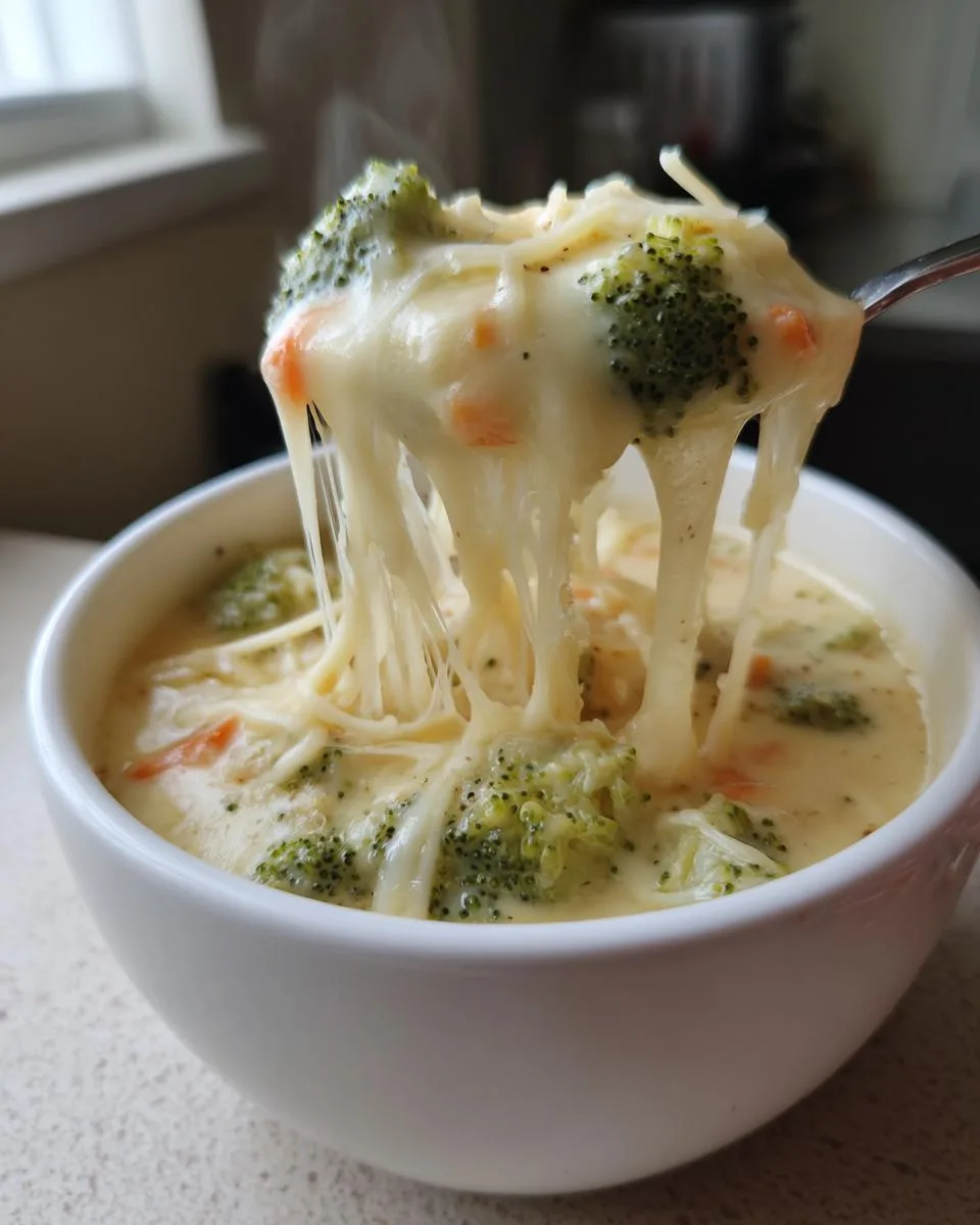Panera-Style Broccoli Cheddar Soup - detail 1