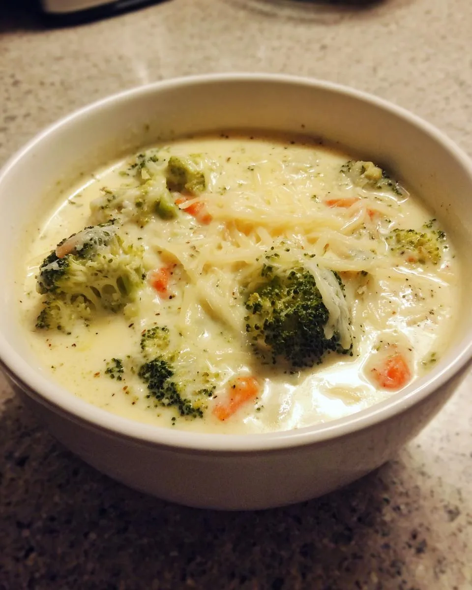 Panera-Style Broccoli Cheddar Soup - detail 2