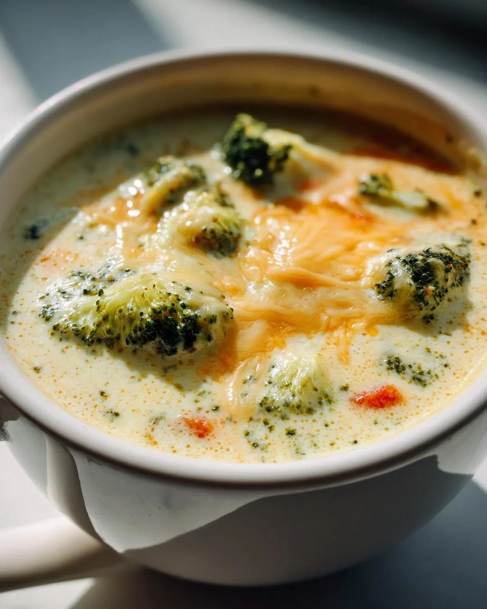 Panera-Style Broccoli Cheddar Soup - detail 5