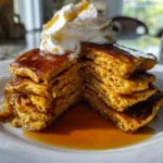Pumpkin Spice Cottage Cheese Pancakes