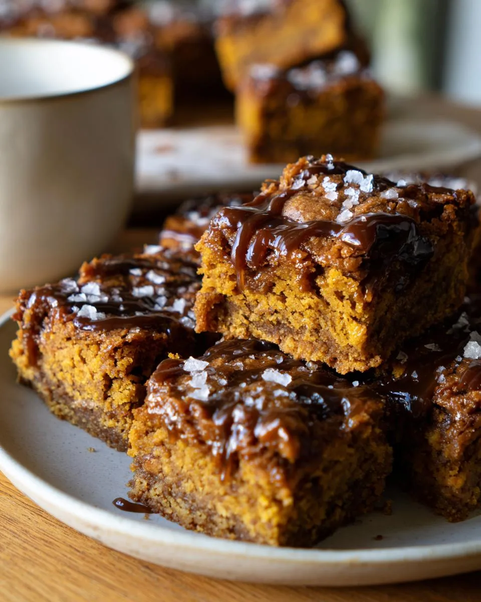 Salted Maple Pumpkin Blondies - detail 4